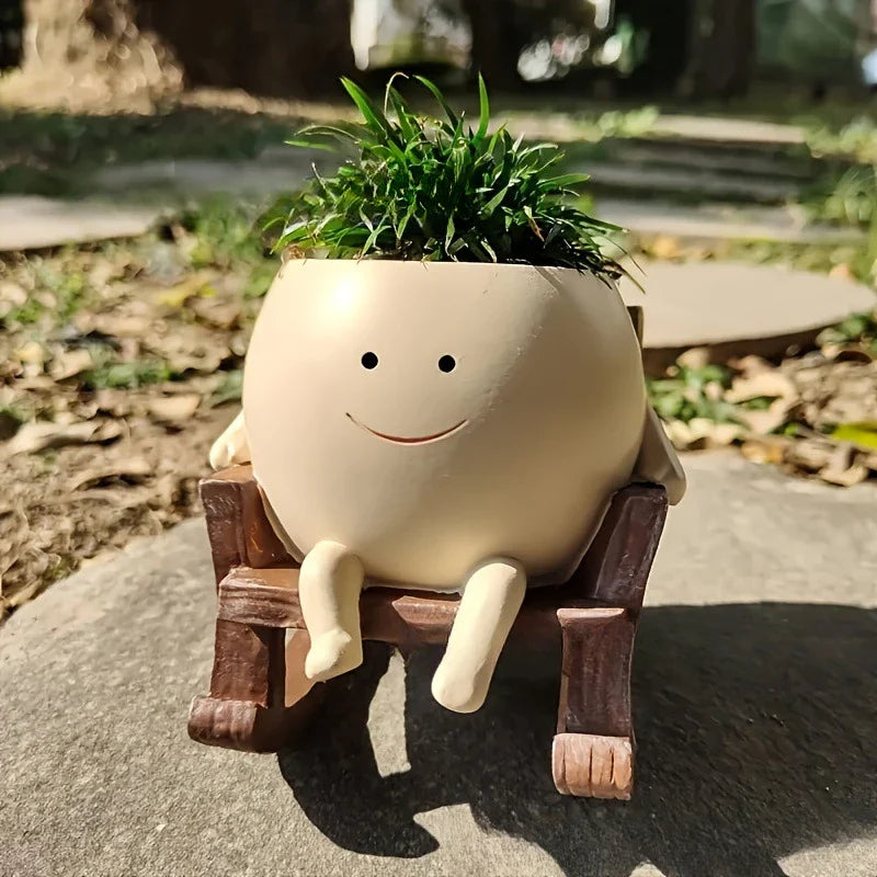 Swing Chair Planter