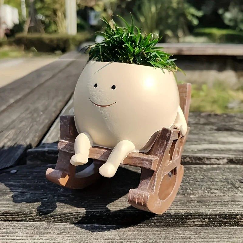 Swing Chair Planter